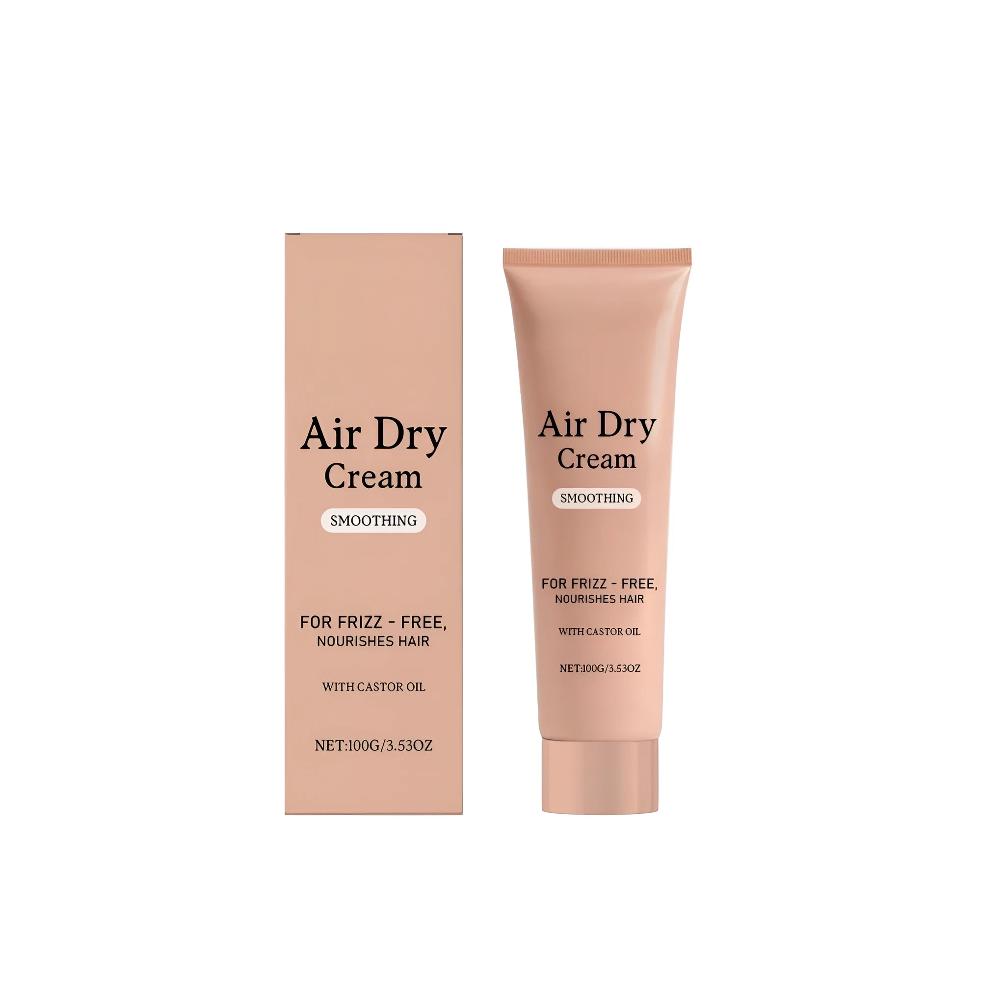 100g tube of hair softening care cream with keratin and coconut oil for dry frizzy hair