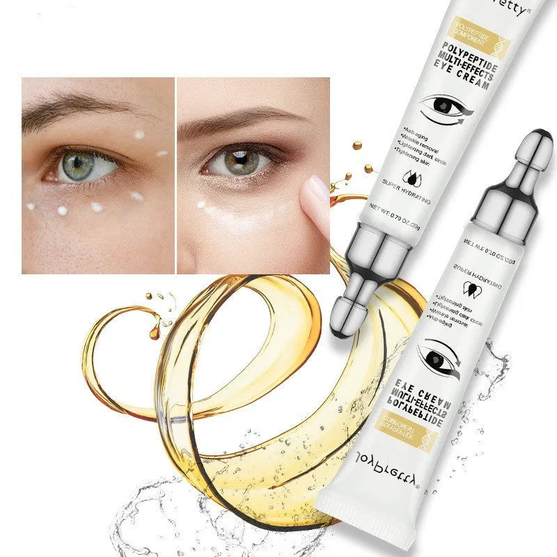 Tube of peptide anti-dark circle eye cream for reducing puffiness, 20g