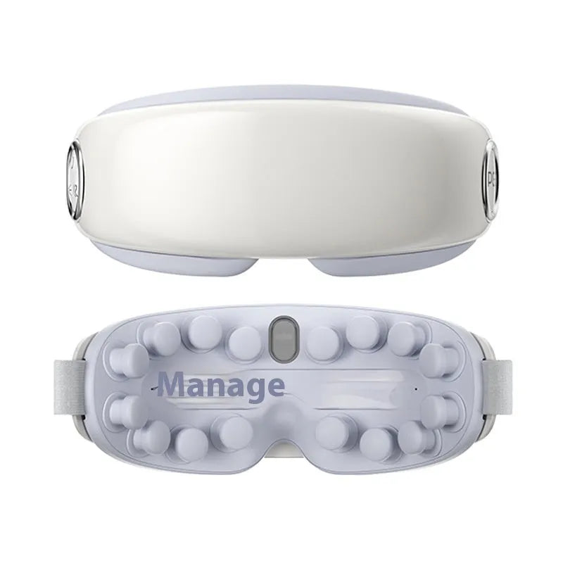 Rechargeable Bluetooth eye moisturising hot compress massage instrument in purplish grey colour