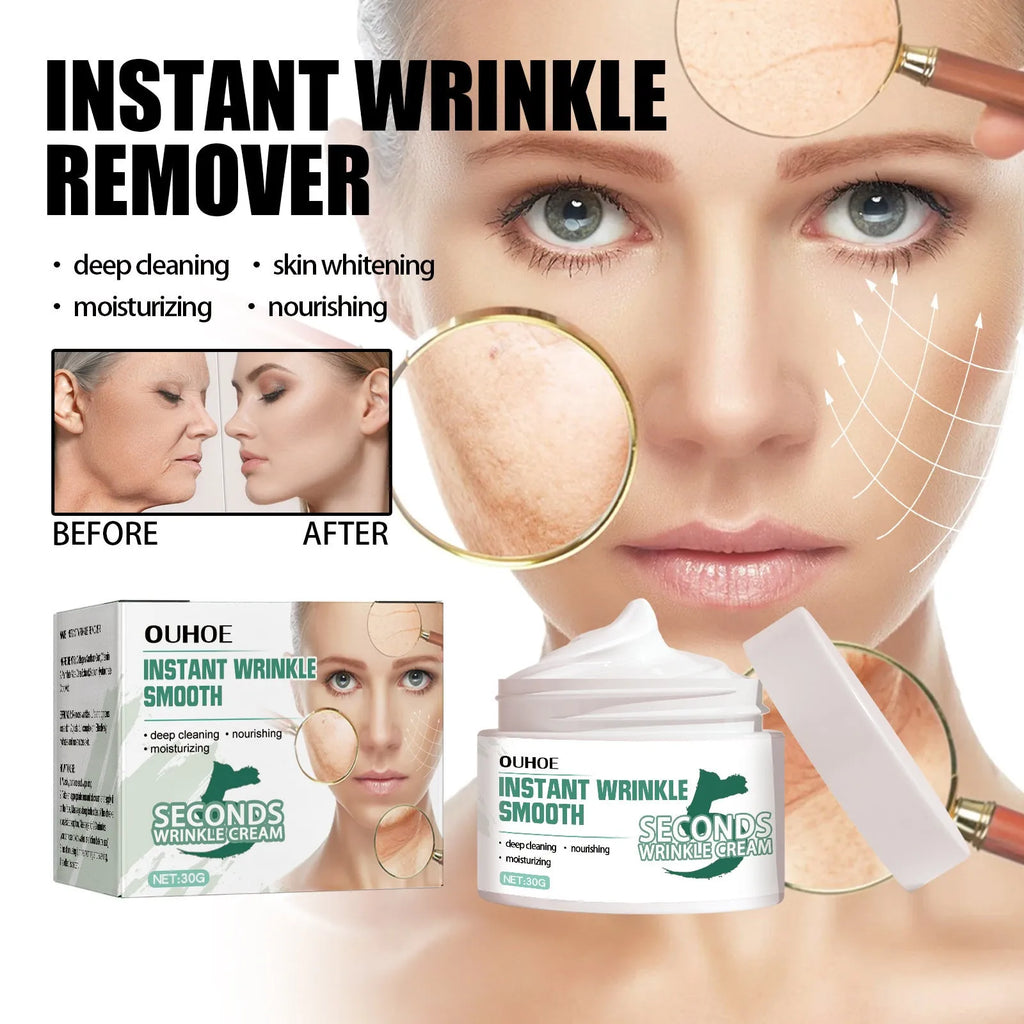 30g anti-aging anti-wrinkle face cream with hydrating formula in standard packaging