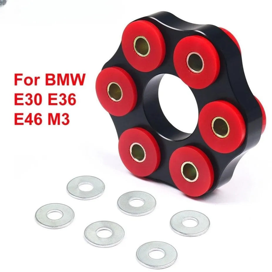 Red polyurethane aluminium BMW drive shaft connecting plate bracket for E46 E36 E30 models