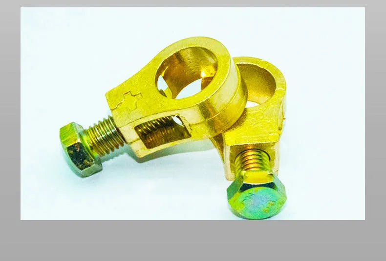 Pure copper car battery clamp with patented design for automotive electrical connections