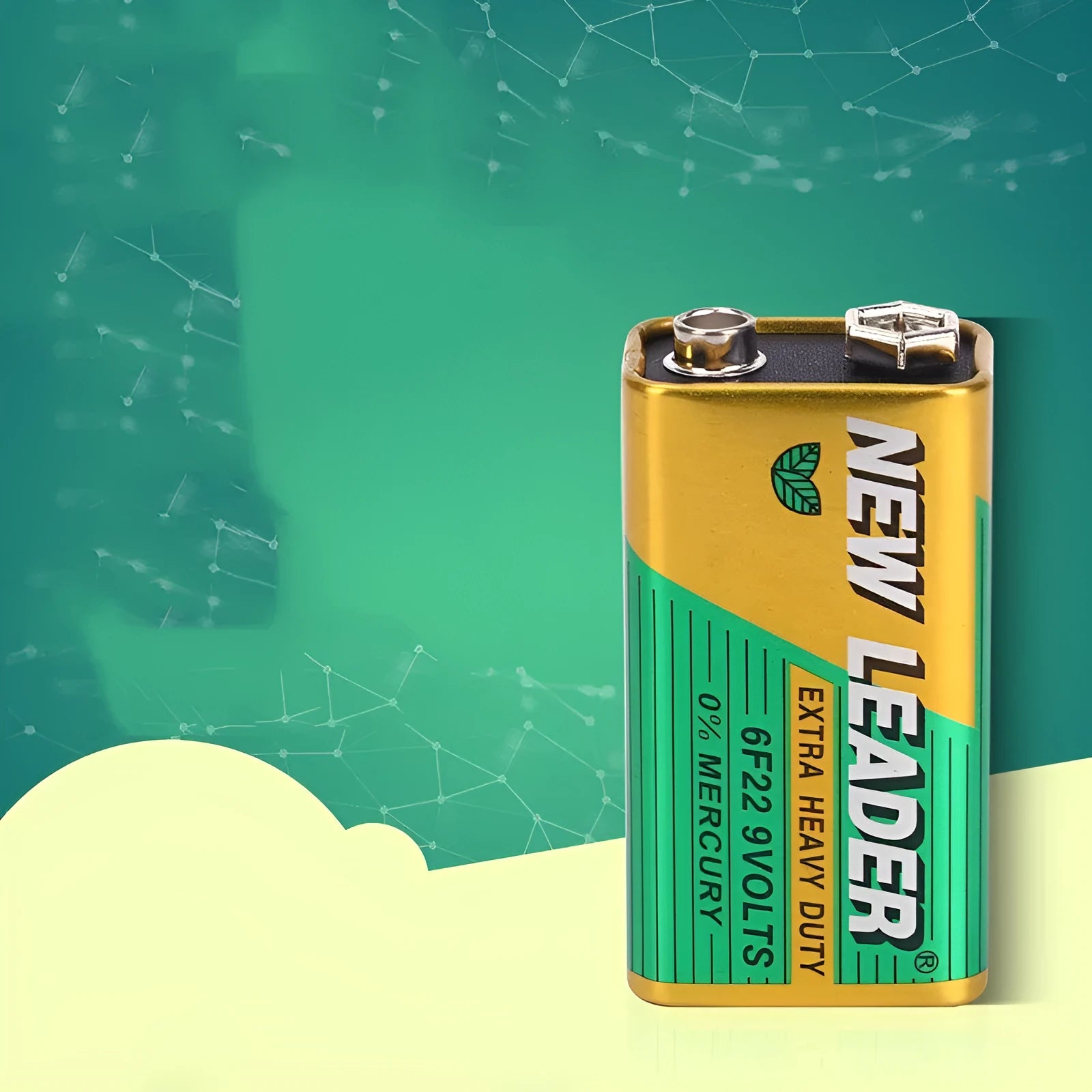 Xinlida 9V 6F22 alkaline battery for remote controllers and wireless microphones.