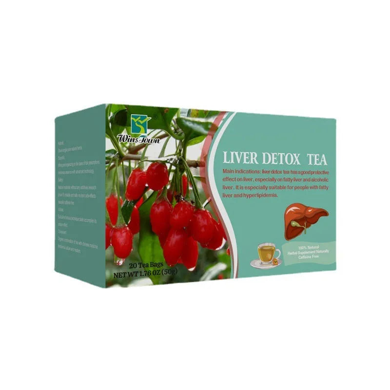 Box of herb substitutional tea leaves with 50g net content and medicine food homology ingredients