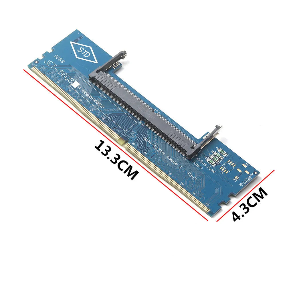 DDR4 laptop to desktop memory adapter card converting SODIMM to DIMM slots