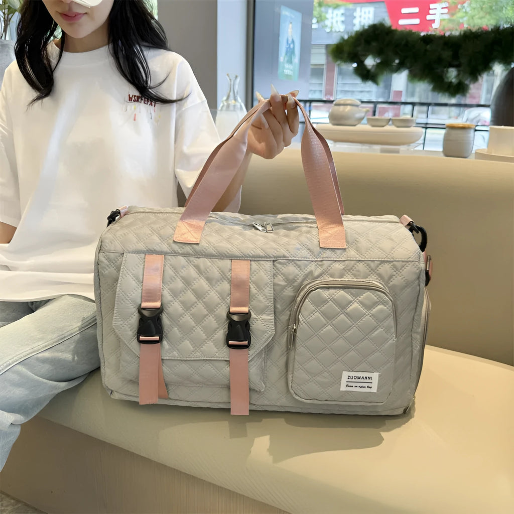 Unisex handheld travel bag in Oxford cloth with polyester lining, 20-35 litre capacity, shown in a listed colour