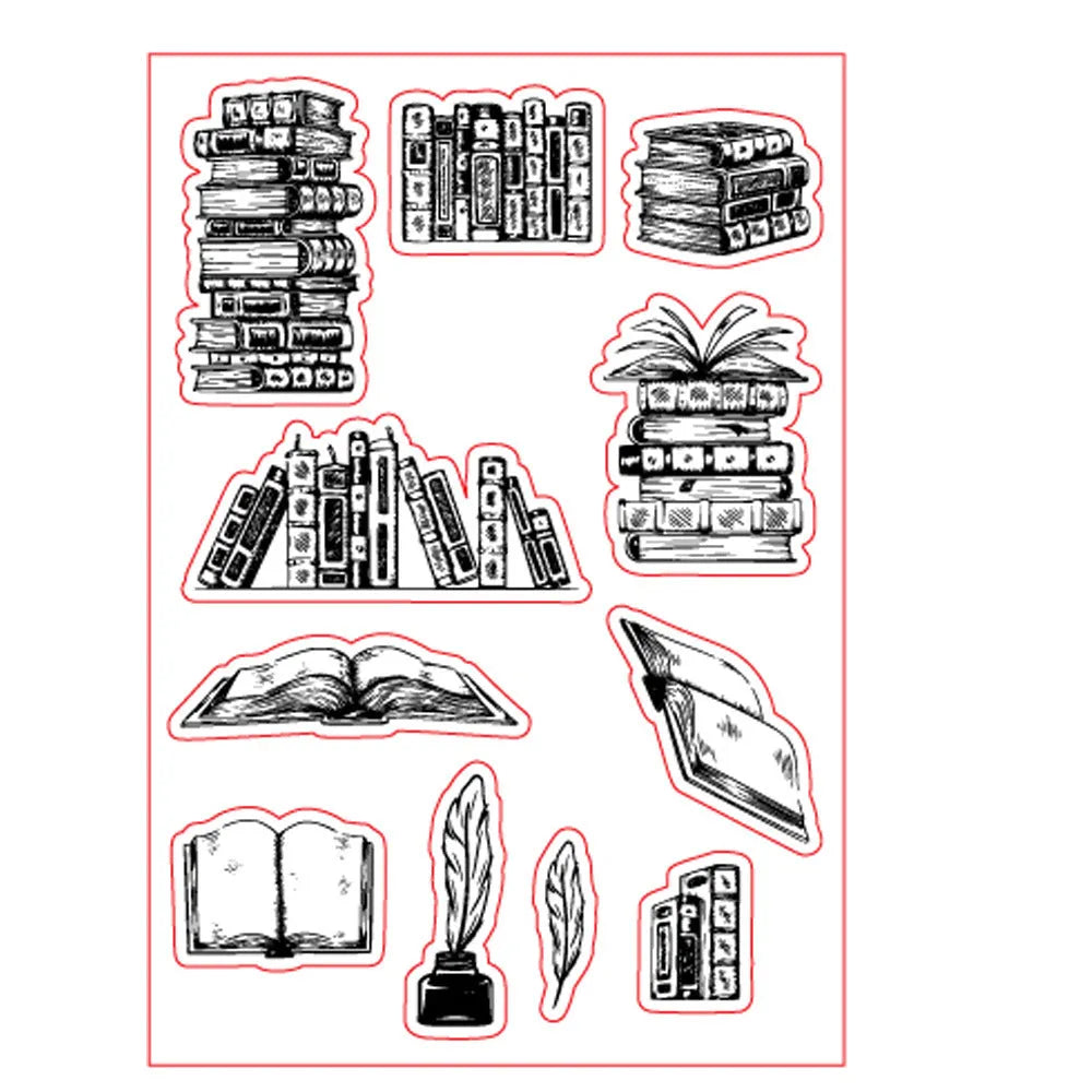 Transparent silicone hand account stamp measuring 11 by 16 centimetres with self-adhesive backing