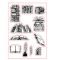 Transparent silicone hand account stamp measuring 11 by 16 centimetres with self-adhesive backing