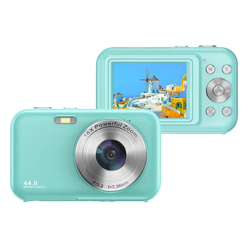 DC406L children's digital camera in black, green, pink, or purple with 2.4-inch screen