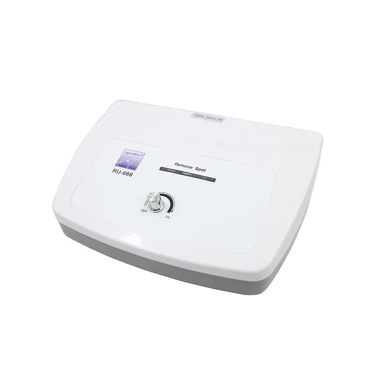 White handheld spot removal pen for commercial beauty salons with adjustable power settings