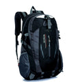 Large capacity Oxford cloth travel backpack with computer pocket available in multiple colours like black, blue, and red
