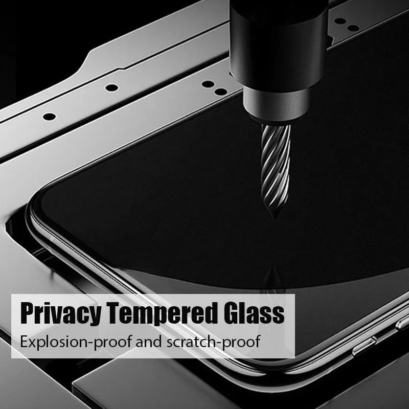 Clear screen protector for Xiaomi Poco and Redmi phones with anti-spy privacy features