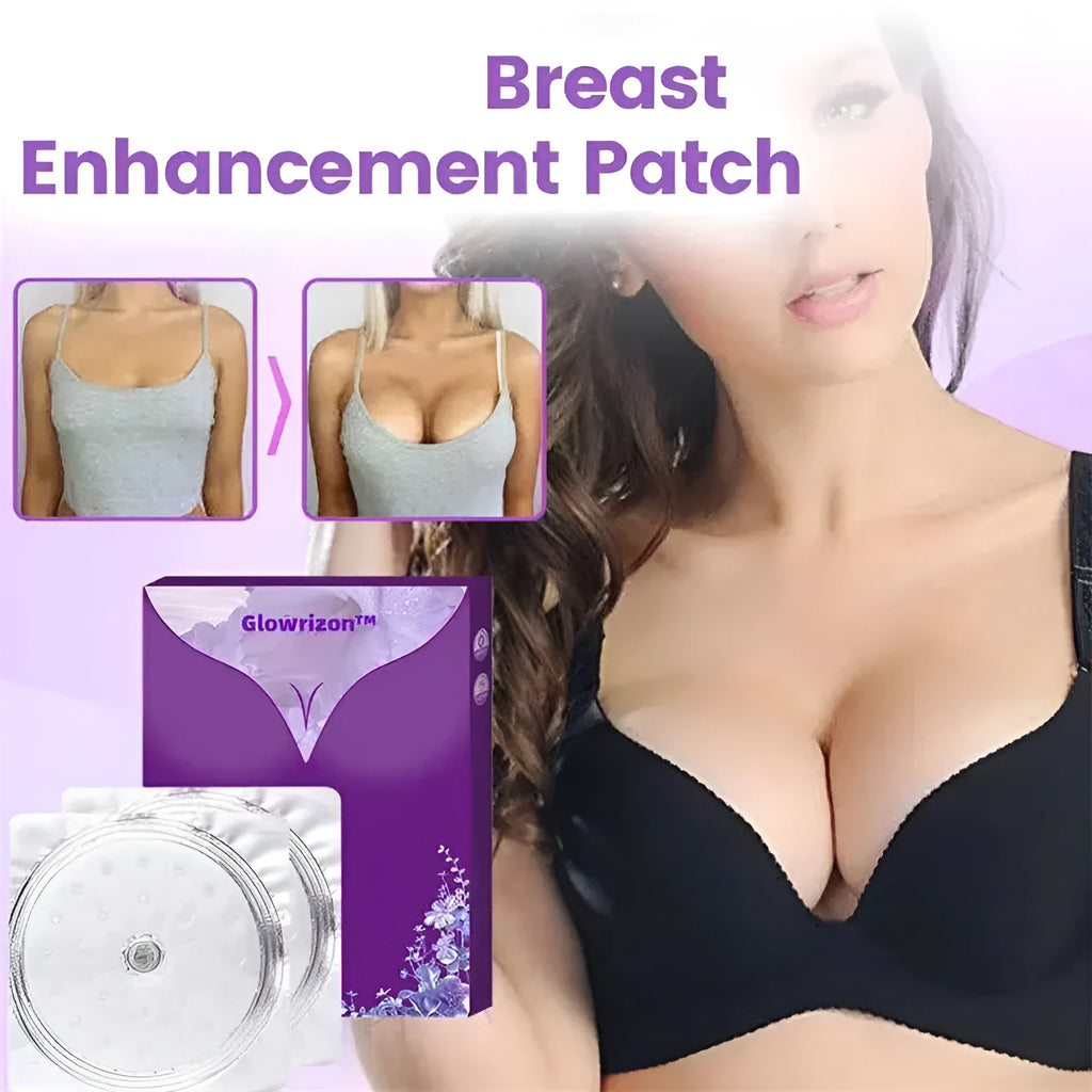 Adhesive breast enhancement chest patch pair for body tightening and chest shaping treatment