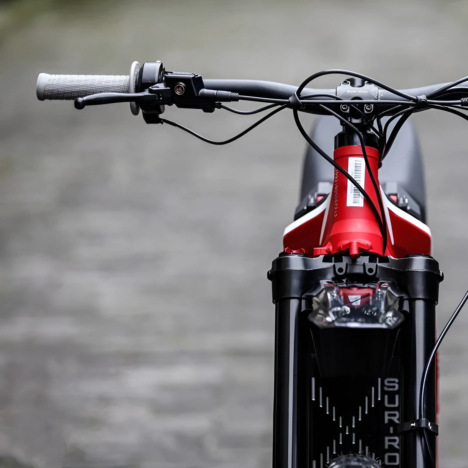 Black stainless steel electronic throttle handle lever for Light Bee S cable body systems