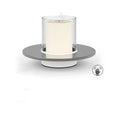 Rechargeable candle mood table lamp, 1W 2400K, USB, touch or infrared dimming, Gold or Silver, 160x100mm