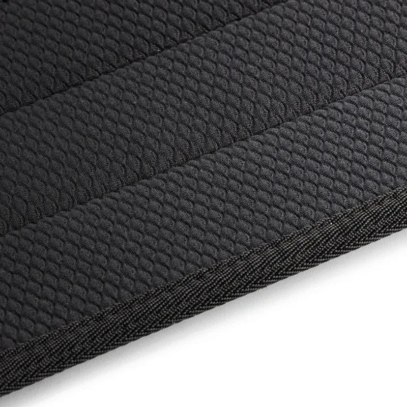 Black neoprene hip training fitness booster stripe band, large 70 cm x 14 cm, single fitness assist belt