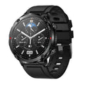 T30 Smart Watch in black on wrist, showing watch face with health stats and call notification.