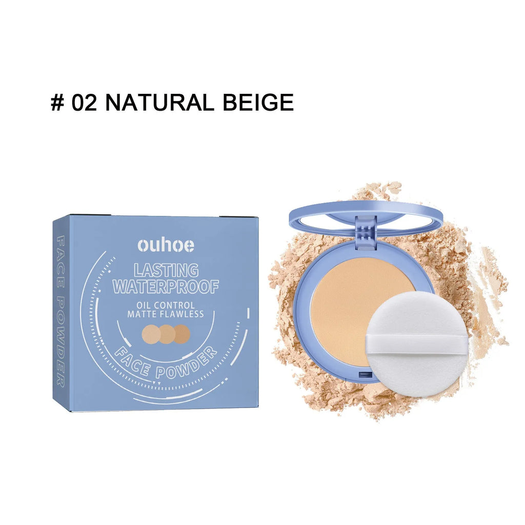Compact of natural finishing powder in 8g size with shade options Classic Ivory, Natural Beige, Pure Beige