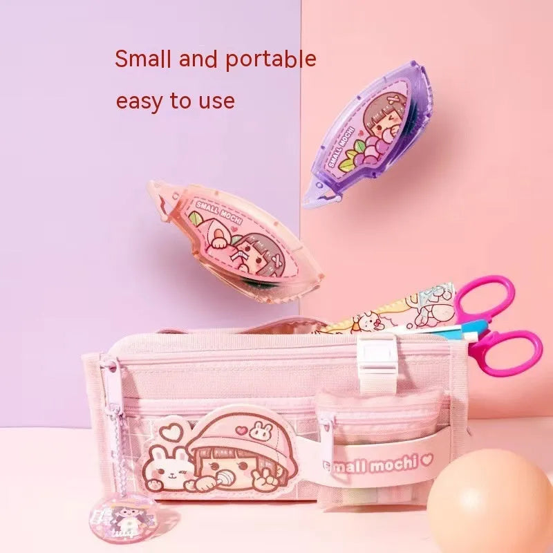 Hand Account dotting glue in peach juice colour, high viscosity double-sided adhesive for crafts