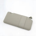 Beige sun visor set with cosmetic mirror for Nissan Lida 2005-2012 vehicles