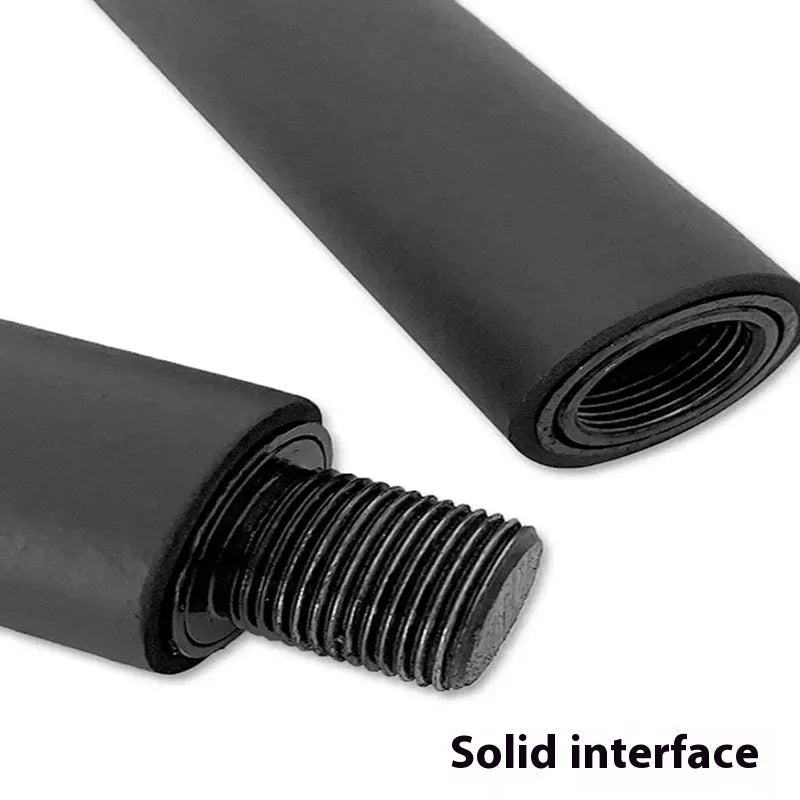 Two-segment push and pull rod fitness stick for resistance training and stretching exercises