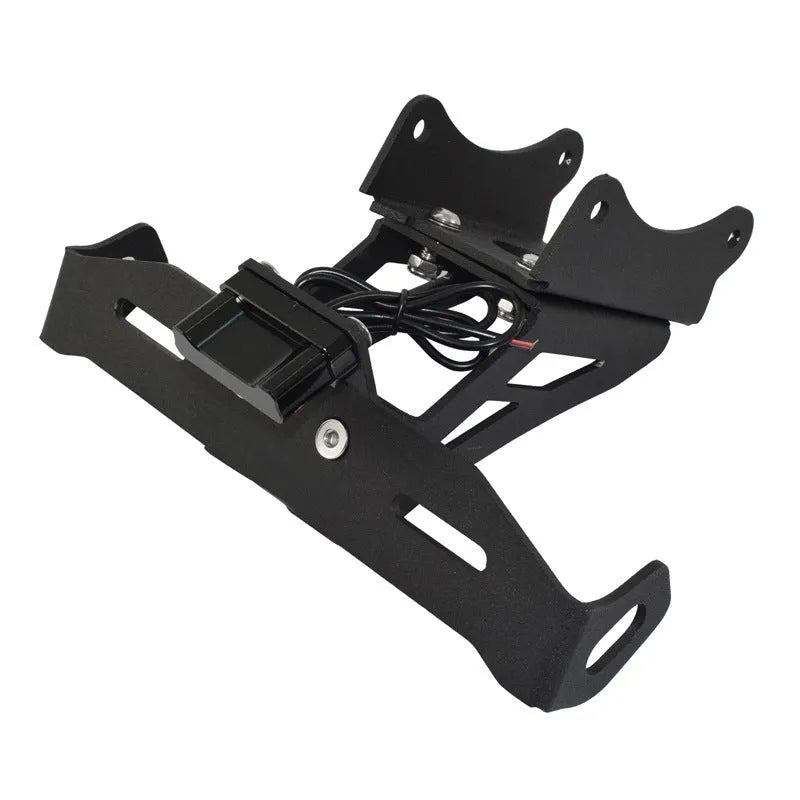 Black aluminium alloy short tail licence plate holder bracket for Honda motorcycles