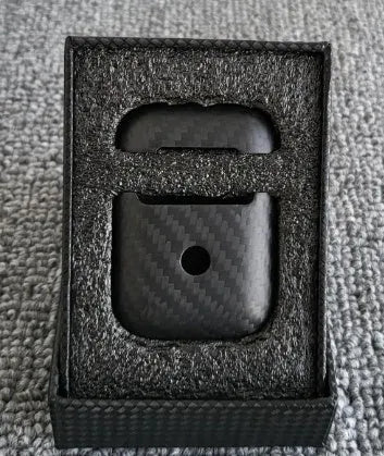 Carbon fiber protective case for second generation wireless Bluetooth headset with anti-fall shell