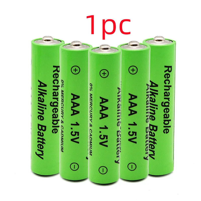 Rechargeable alkaline AA battery with 3000mAh capacity and industrial-grade construction