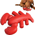 Red nylon chew bone for large dogs, dimensions 170 x 132 x 57 mm