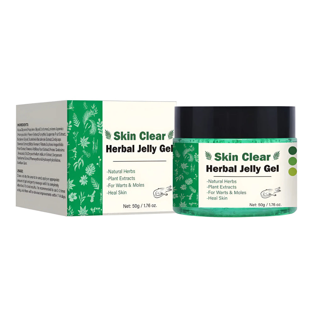 Clear herbal gel in 50g tube for body care appliance skincare use