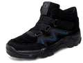Men's leather lace-up casual shoes in Black, Black White, Blue A, Brown and Dark Grey colour options