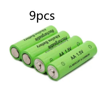 Rechargeable alkaline AA battery with 3000mAh capacity and industrial-grade construction
