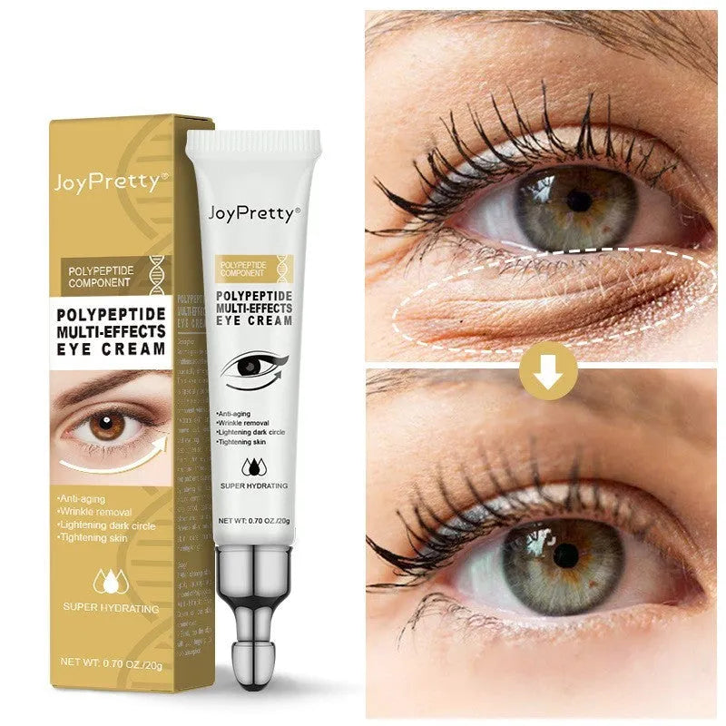 Tube of peptide anti-dark circle eye cream for reducing puffiness, 20g