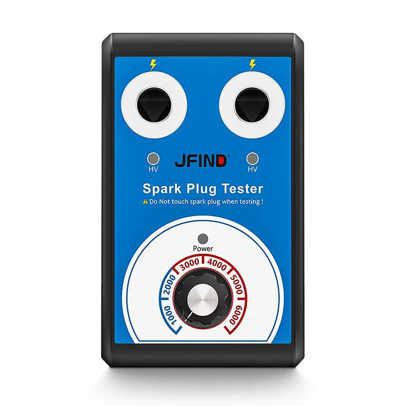 Car spark plug ignition system detector with tester set showing European and American standard options