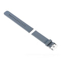 Solid colour silicone replacement watch strap for Garmin Forerunner 245 with straight buckle