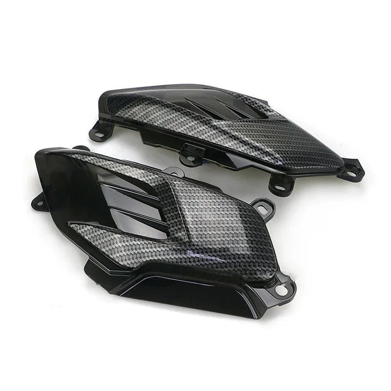 Pair of YAMAHA NMAX motorcycle side lamps with LED light in choice of blue or red.