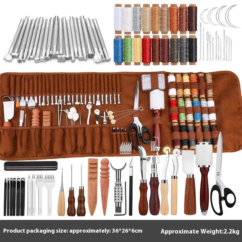 Leather Tools Suit colour DIY sewing tool set for leather cutting and trimming