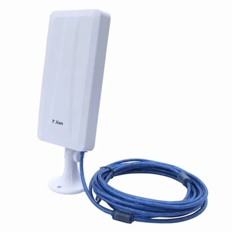 White USB wireless network card with plug-and-play connectivity for computers