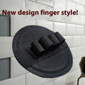 Rubber bath towel with lace finger style and round cake pattern design