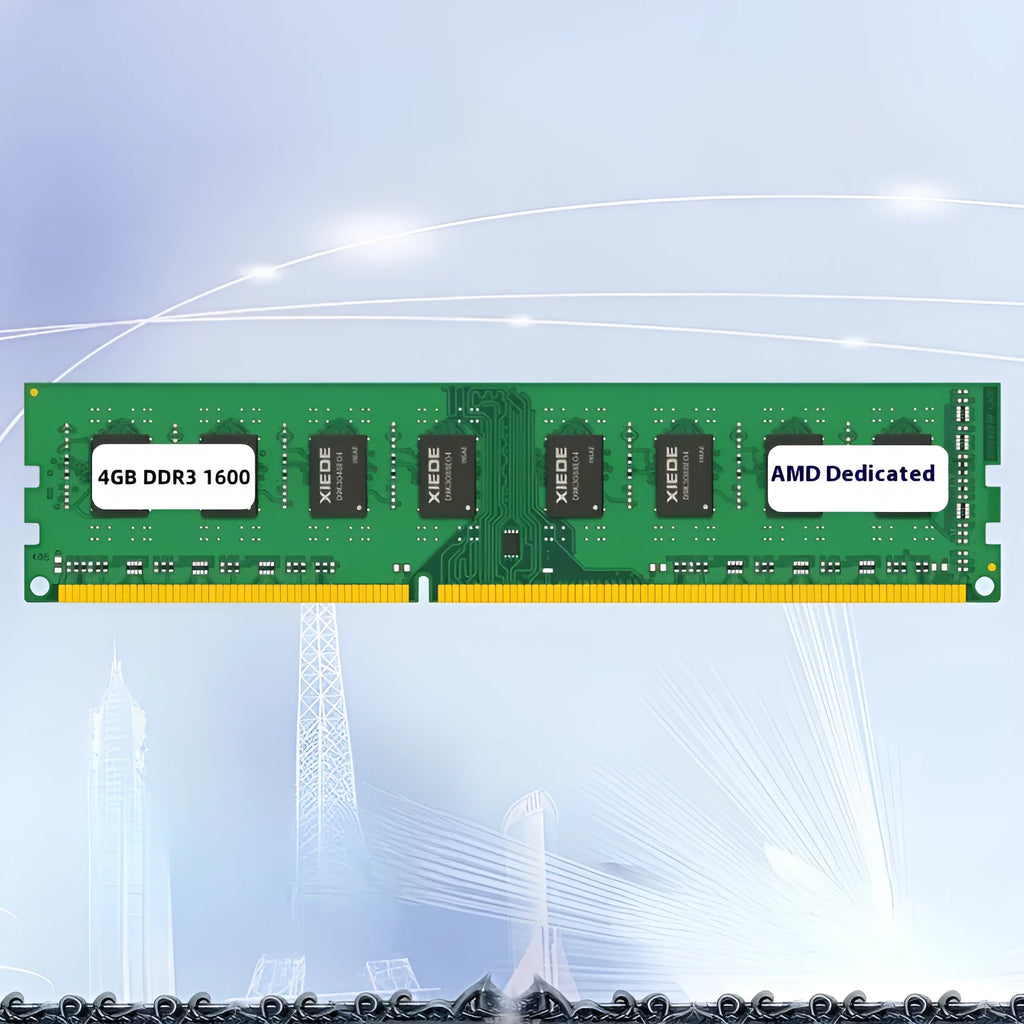 4GB DDR3 1600 desktop memory module for AMD compatible systems