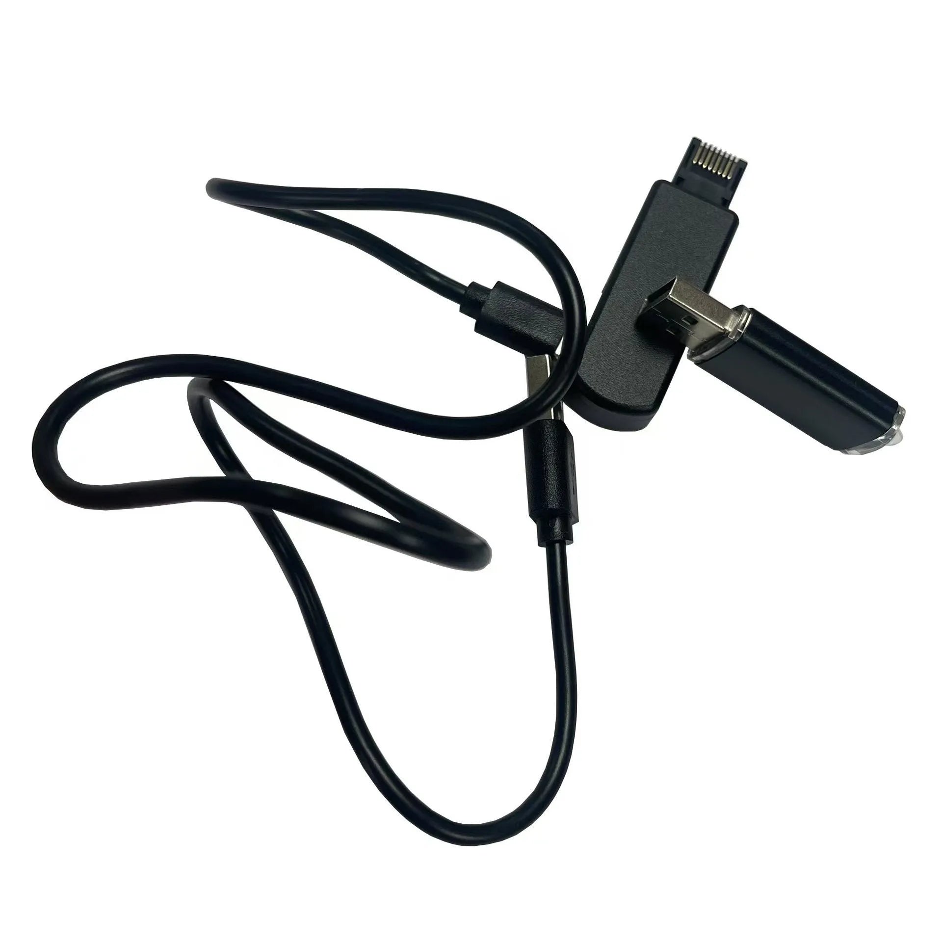 Black JB Tool USB adapter for PlayStation 4 firmware modification with data cable