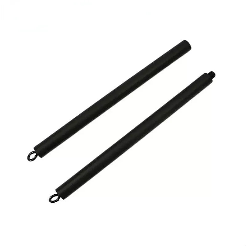 Two-segment push and pull rod fitness stick for resistance training and stretching exercises