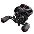Drip wheel lure fishing reel with metal construction and rocking wheel mechanism