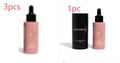 Matte black sun tanning liquid kit containing 50ml tanning drops and 75ml tanning flash cream bottles