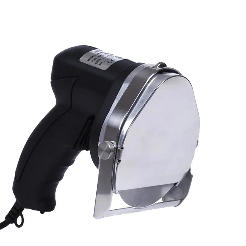 Black KS-100E electric meat cleaver with 80W motor for turkey barbecue preparation
