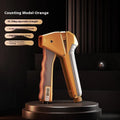 Adjustable hand gripper with mechanical counter showing resistance settings from 5 to 60kg