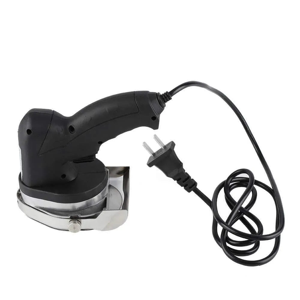 Black KS-100E electric meat cleaver with 80W motor for turkey barbecue preparation