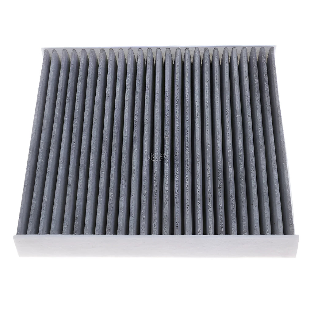 Grey grid air conditioning filter element for Geely GL GS models measuring 215x210x30mm