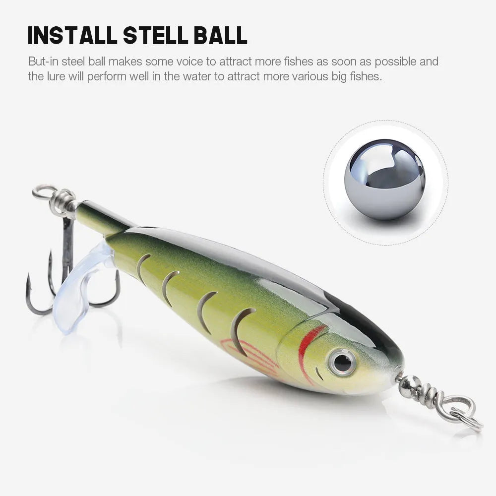 7.5cm bionic fishing bait showing colour variations and style options for artificial lure fishing