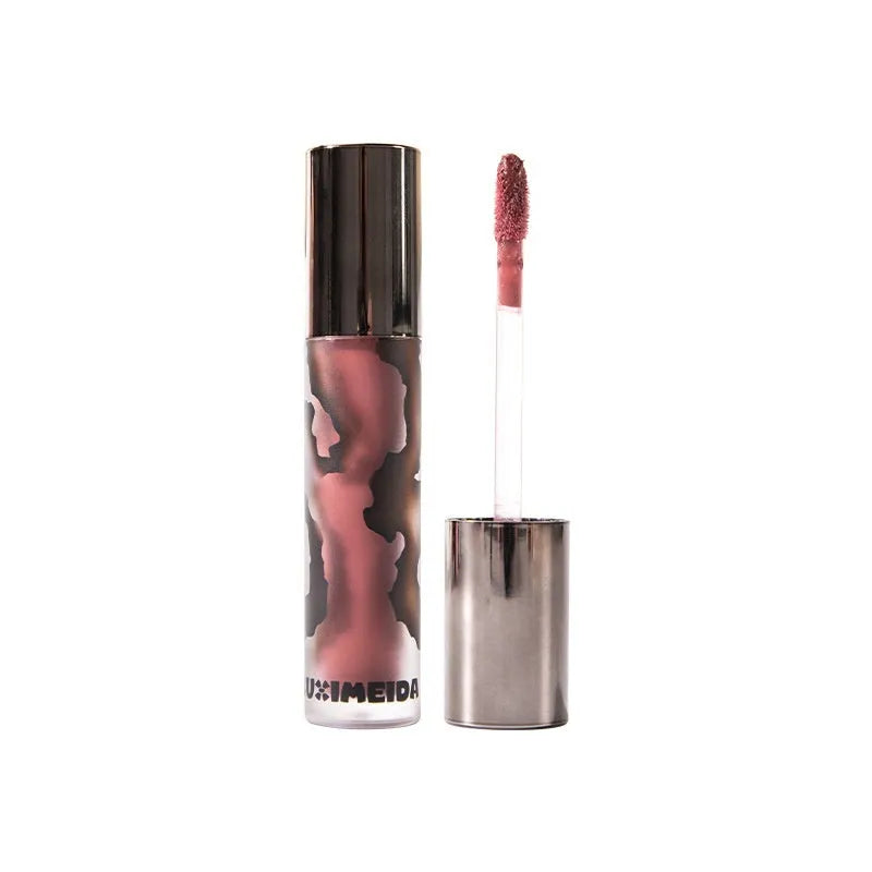 Lava Secret Matte Lip Mud Lipstick bullet in one of five colours: orange brown, cool gray, cinnamon, red, or purple.